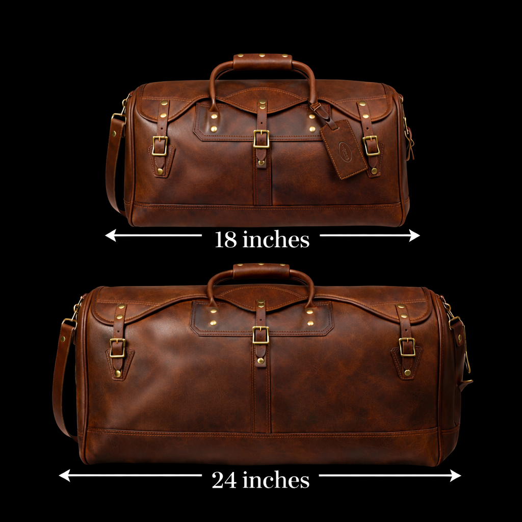 Regent Leather Weekender In Brown