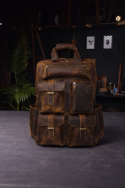 The Expedition Leather Utility Backpack