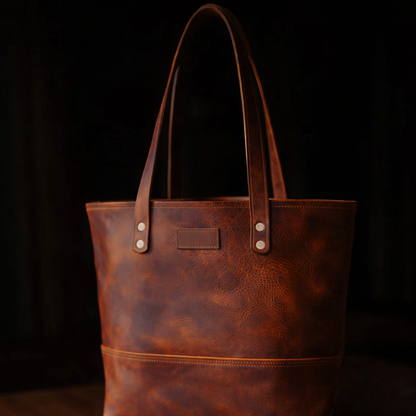 Heritage Full-Grain Leather Tote Bag