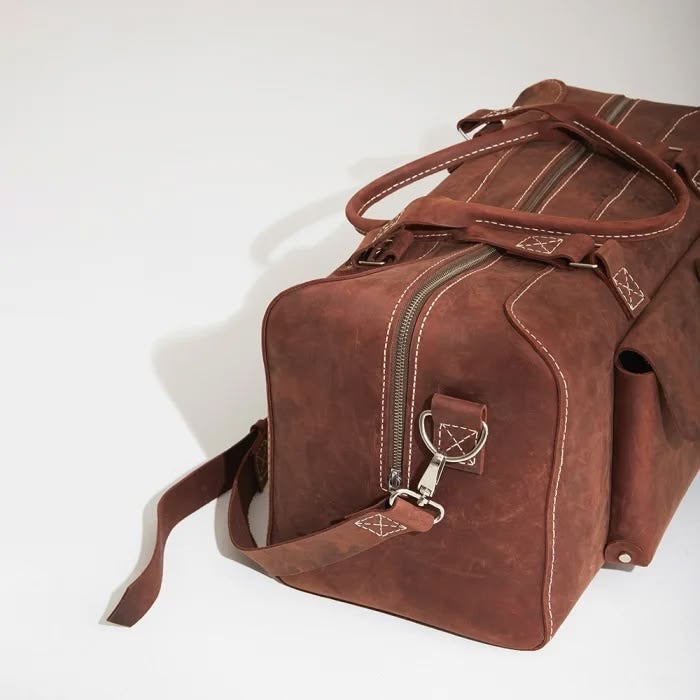 The Regent Holdall In Brown