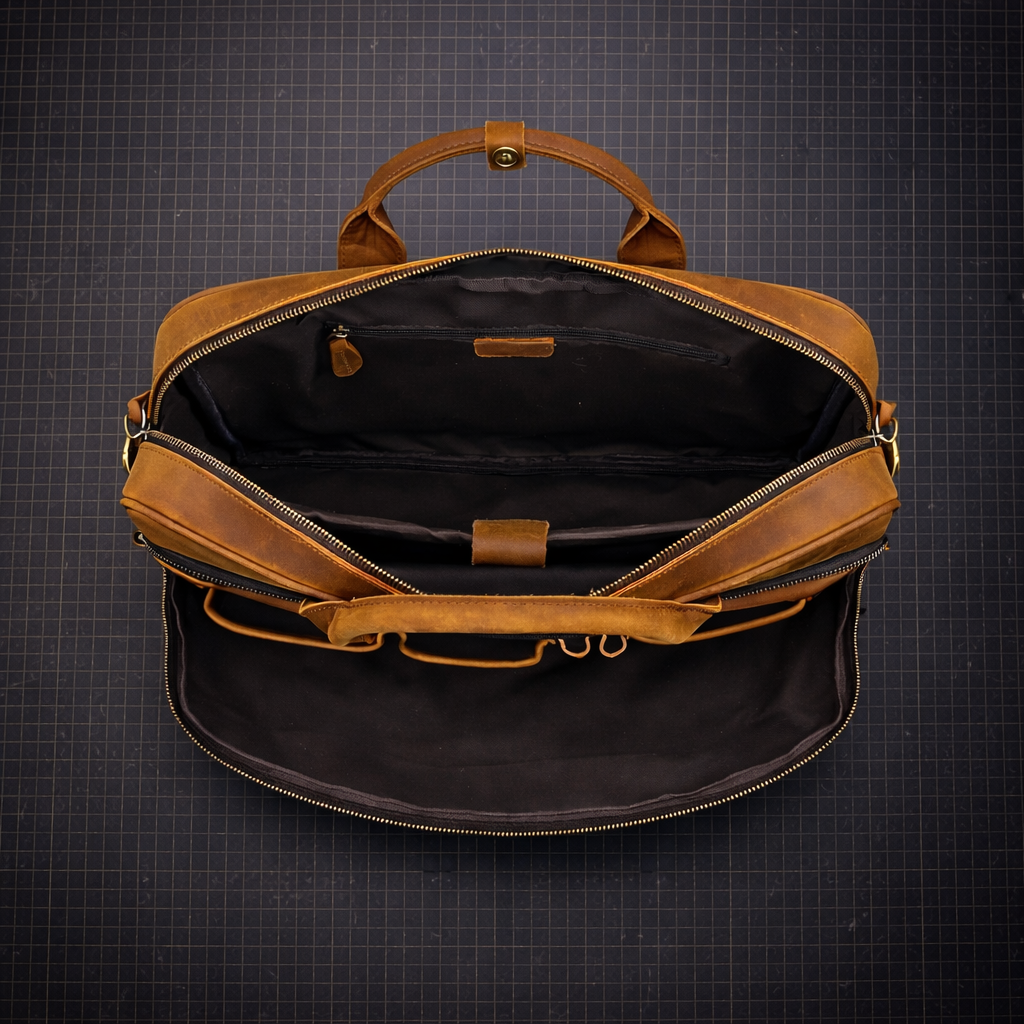 The Mercer Leather Laptop Bag