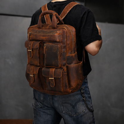The Expedition Leather Utility Backpack
