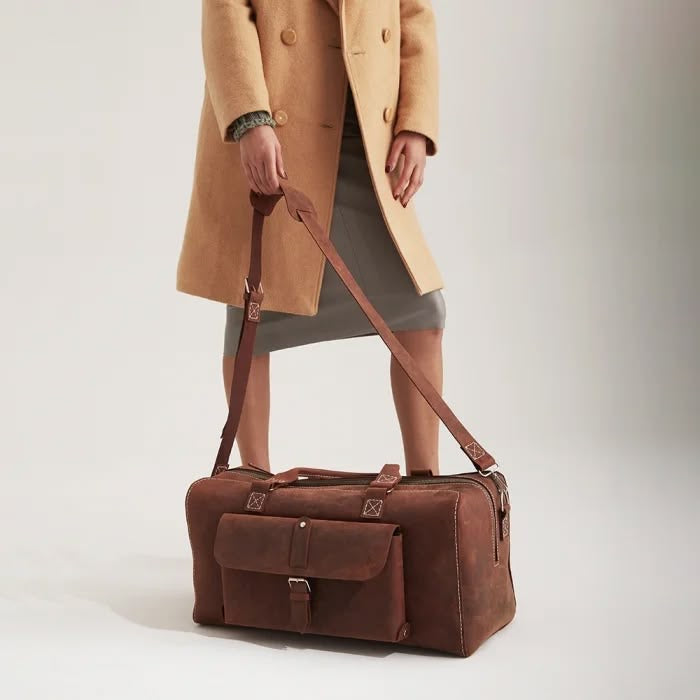 The Regent Holdall In Brown