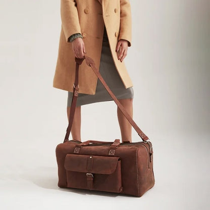 The Regent Holdall In Brown