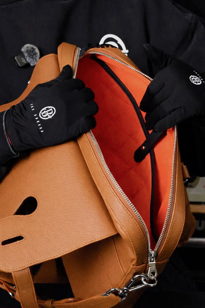 The Sovereign Leather Briefcase In Cognac Tan