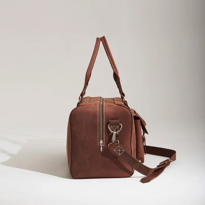 The Regent Holdall In Brown
