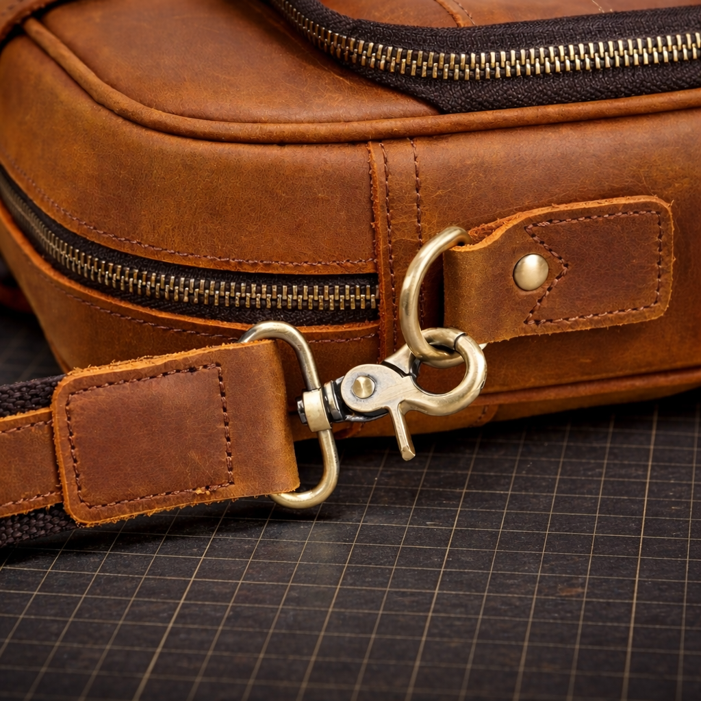 The Mercer Leather Laptop Bag