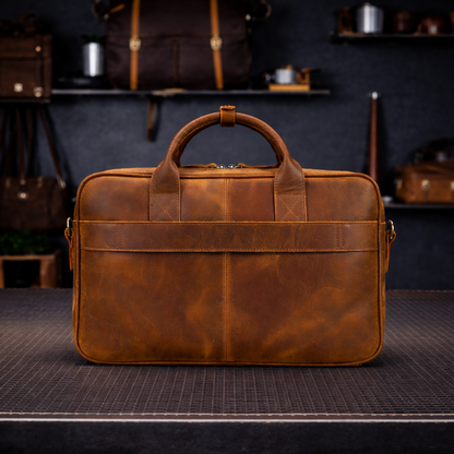 The Mercer Leather Laptop Bag