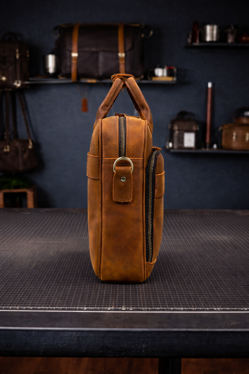 The Mercer Leather Laptop Bag