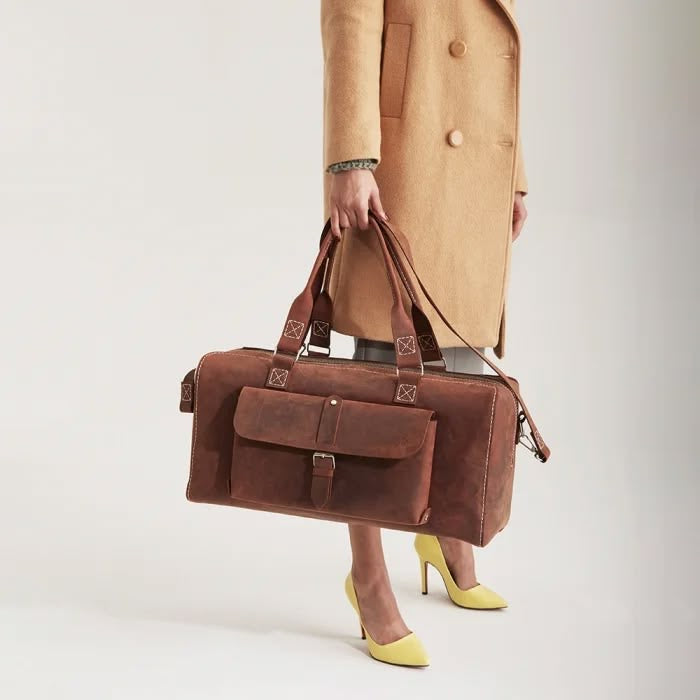 The Regent Holdall In Brown