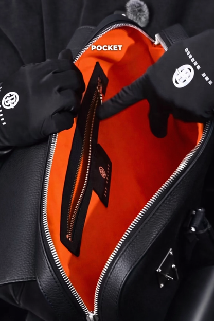 The Sovereign Leather Briefcase In Onyx Black