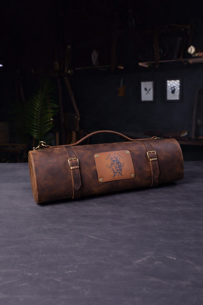 Heritage Leather Chef Knife Roll