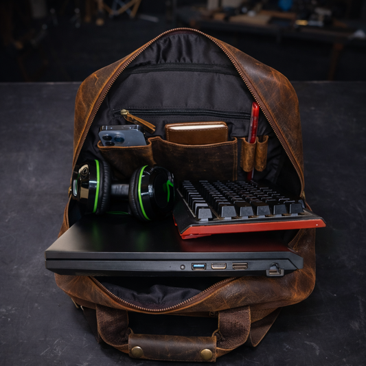 The Expedition Leather Utility Backpack