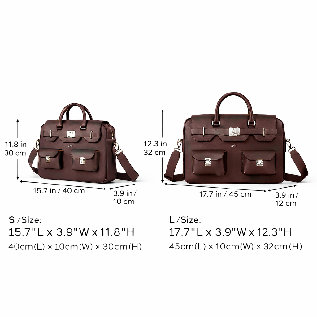 The Sovereign Leather Briefcase In Espresso Brown