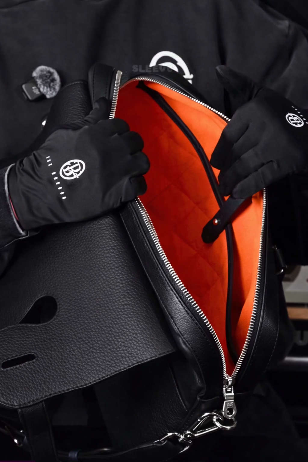 The Sovereign Leather Briefcase In Onyx Black