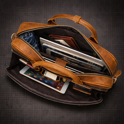 The Mercer Leather Laptop Bag