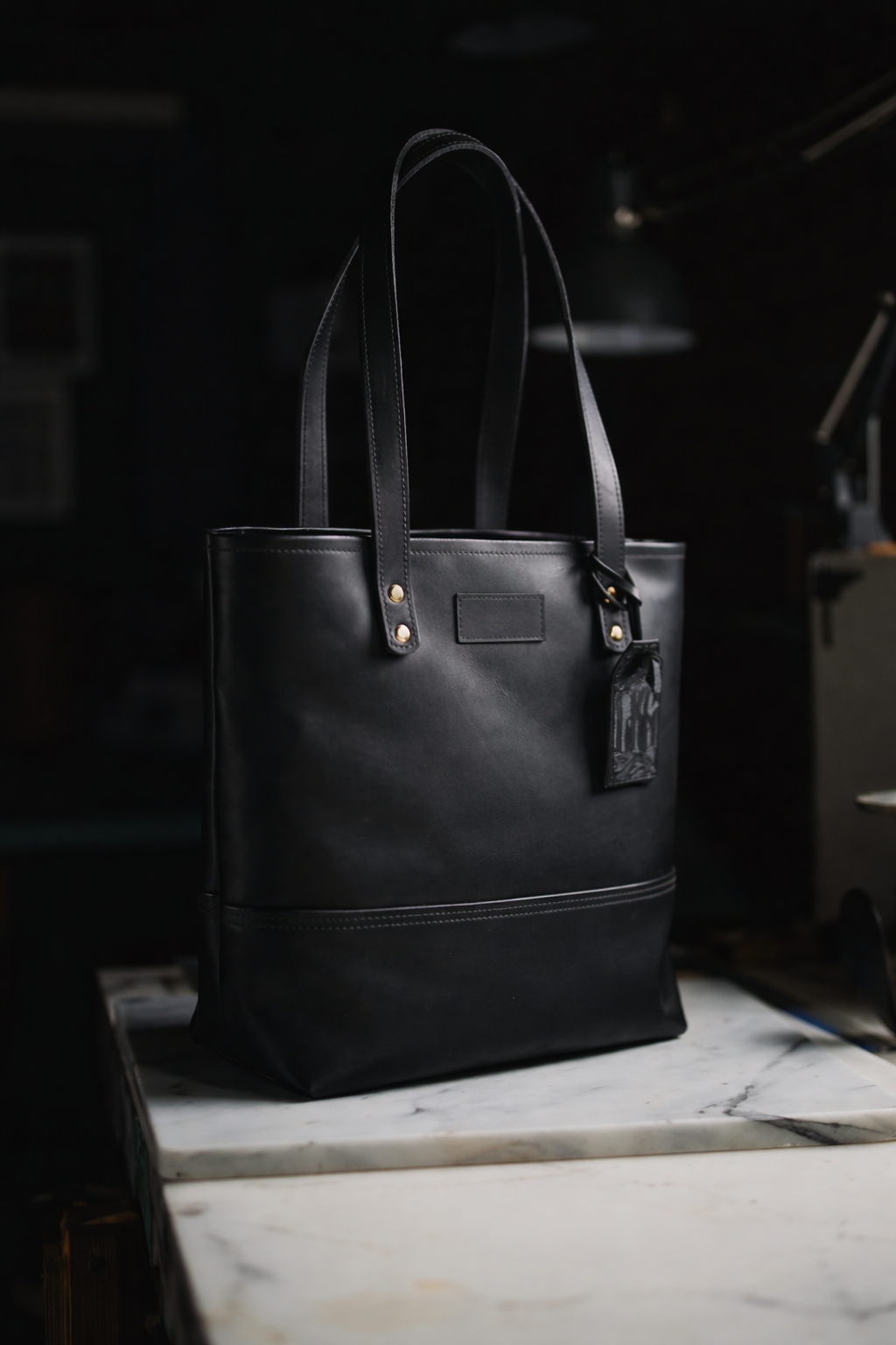 Heritage Full-Grain Leather Tote Bag
